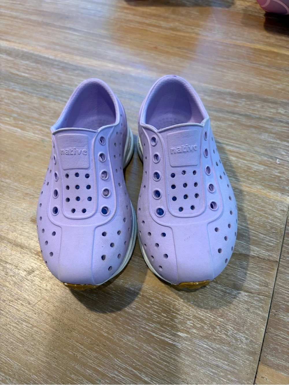Native Kids Slip-On Water Shoes in Lavender Purple